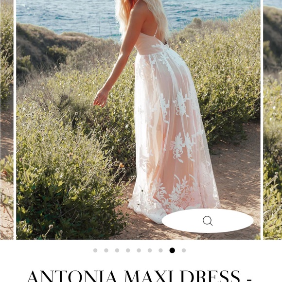 White lace maxi dress - Picture 10 of 10